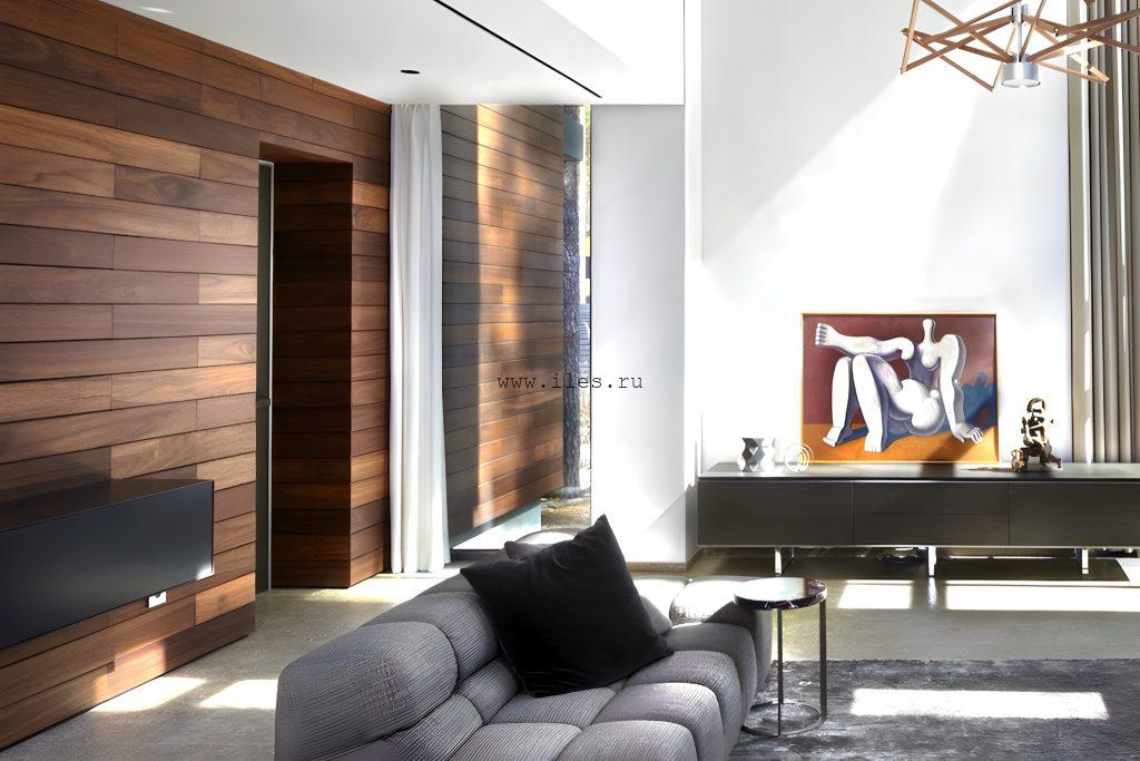 Доска для стен, Отделка стен деревом